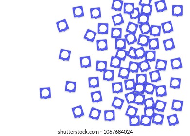 Social media marketing background. Blog design.  Social networks. Follow and Share Social Media Icons Background for App, Application, Marketing, Smm, Ceo, Web, Internet, Analytics, Business.