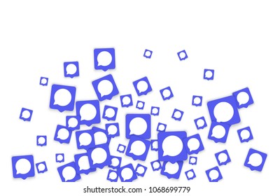 Social media marketing background. Blog design.  Social networks. Follow and Share Social Media Icons Background for App, Application, Marketing, Smm, Ceo, Web, Internet, Analytics, Business.