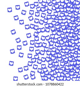 Social media marketing background. Blog design.  Social networks. Follow and Share Social Media Icons Background for App, Application, Marketing, Smm, Ceo, Web, Internet, Analytics, Business.