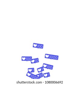 Social media marketing background. Blog design.  Social networks. Follow and Share Social Media Icons Background for App, Application, Marketing, Smm, Ceo, Web, Internet, Analytics, Business.