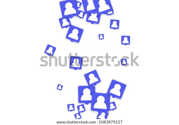 Social Media Marketing Background Blog Design Stock Vector Royalty