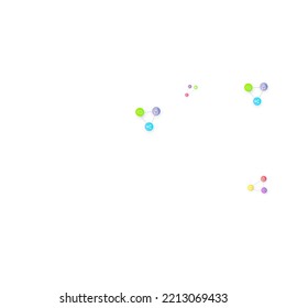 Social media marketing, Communication networking concept. Random icons social media services tags linked on white background. Comment, friend, like, share, target, message. Vector Internet concept.
