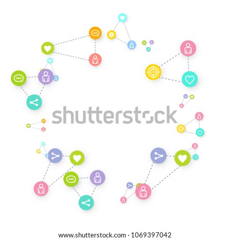 How Heavy Use Of Social Media Is Linked >> Social Media Marketing Communication Networking Concept Stock Vector How Heavy Use Of Social Media Is Linked >> Social Media Marketing Communication Networking Concept Stock Vector