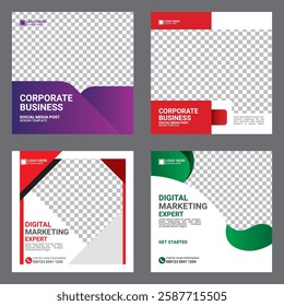 social media marketing graphics design packs
