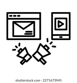 Social Media Marketing Icon Design For Personal And Commercial Use