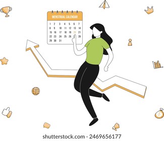 Social Media Marketing Illustration. Featuring innovation, strategy, marketing, story, advertising, awareness, quality, and loyalty in diverse activities. Trendy vector style