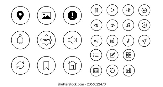 Social Media Marketing illustrations. Mega set. Collection of scenes with men and women taking part in business activities. Trendy vector style