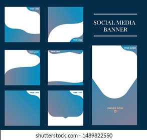 Social Media Mockup Banner For Market