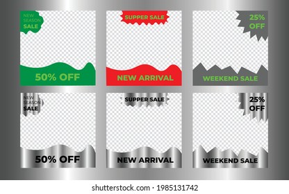 social media modern post template
