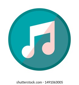 Social media and multimedia button, App communication and digital marketing theme Vector illustration