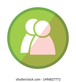 Social media and multimedia button, App communication and digital marketing theme Vector illustration