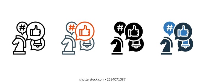 Social Media multiple icon style vector illustration