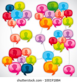 Social media network bubble