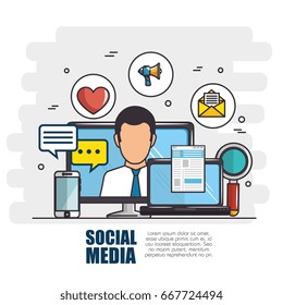 social media network concept