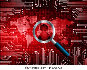 Social media network concept. design vector illustration with icons and world map. Global network mesh. communications background. red Earth
