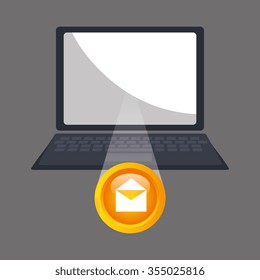 Social media and network graphic design, vector illustration eps10