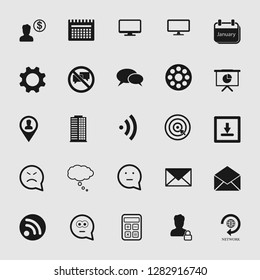 social media and network icon set - Vector 