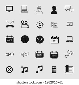 social media and network icon set - Vector 