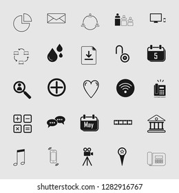 social media and network icon set - Vector 