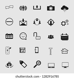 social media and network icon set - Vector 