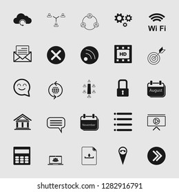 social media and network icon set - Vector 