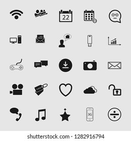 social media and network icon set - Vector 
