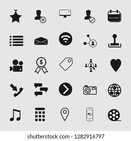 social media and network icon set - Vector 