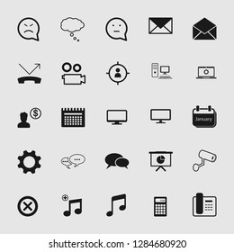 social media and network icon set - Vector