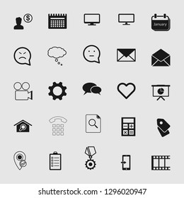 social media and network icon set 