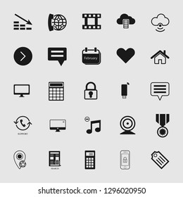 social media and network icon set 