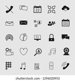 social media and network icon set 