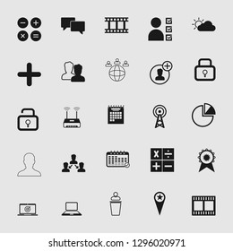 social media and network icon set 