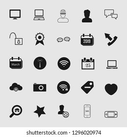 social media and network icon set 
