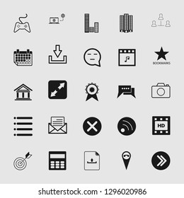 social media and network icon set 