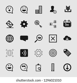 social media and network icon set 