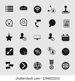 social media and network icon set 