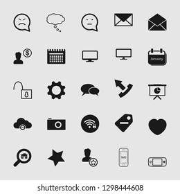 social media and network icon set 