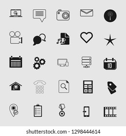 social media and network icon set 
