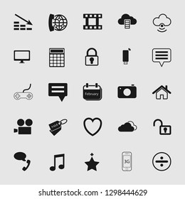 social media and network icon set 