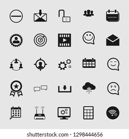 social media and network icon set 