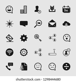 social media and network icon set 