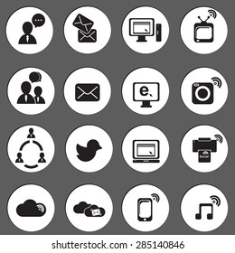 Social Media  Network icon vector  illustration 
