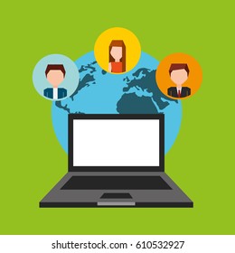 social media network icons vector illustration design