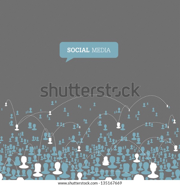 Social Media Network.\
Vector, EPS10