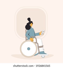 Social media networking app. Audio chat. Talking with friends with voice and phone. Online conference with different people. Vector illustrator.