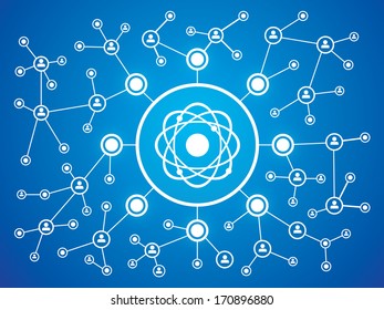 Social media and networking concept