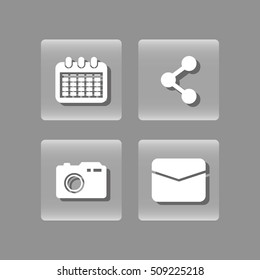 Social media networking icon vector illustration graphic design