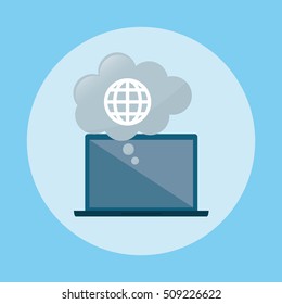 Social media networking icon vector illustration graphic design