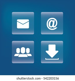 Social media and networking icon vector illustration graphic design