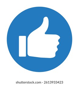Social media notification vector icon. like icon